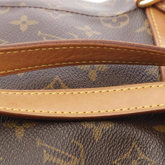 LOUIS VUITTON Brown Monogram Leather Backpack - Picture 6 of 10